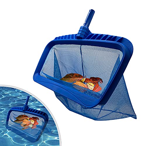 ZYSGarui Pool Skimmer Net Heavy Duty Leaf Rake Design for Cleaning Swimming Pool  Pond Fine Mesh Deep Bag Catcher with Strong Plastic Frame Perfect Cleaning Tool for Removing Leaves